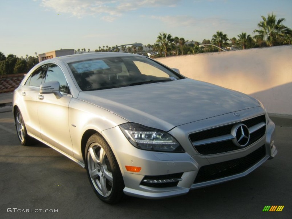 2012 CLS 550 Coupe - Iridium Silver Metallic / Black photo #1