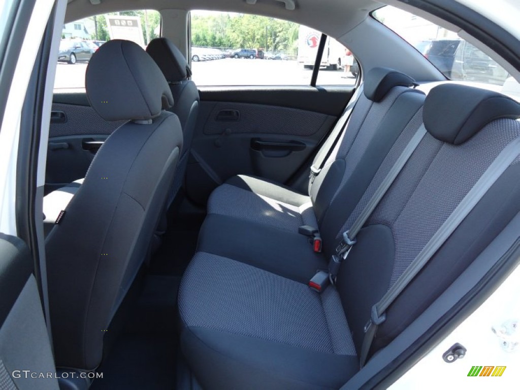 Gray Interior 2010 Kia Rio LX Sedan Photo #69663678