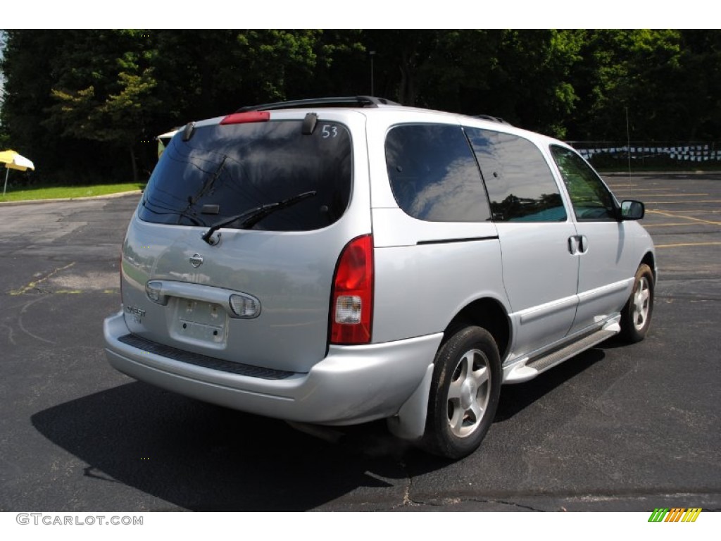 2002 Quest SE - Quicksilver Metallic / Slate photo #6