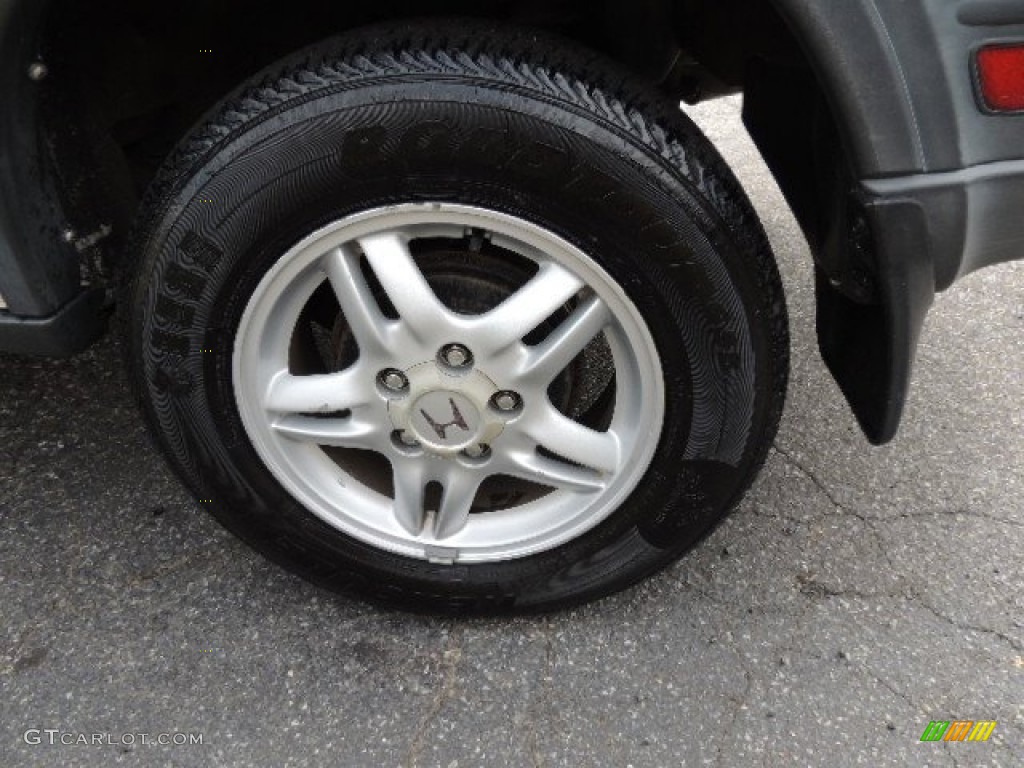 2001 CR-V EX 4WD - Taffeta White / Dark Gray photo #7