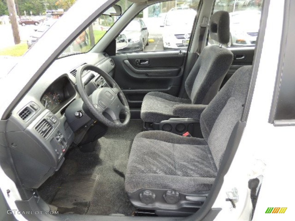 2001 CR-V EX 4WD - Taffeta White / Dark Gray photo #11