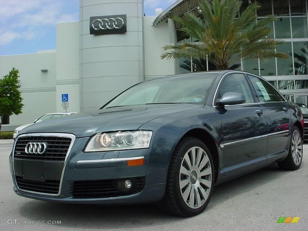 2007 A8 4.2 quattro - Northern Blue Pearl Effect / Sand Beige photo #1
