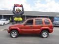 Salsa Red Pearlcoat 2002 Jeep Liberty Limited 4x4 Exterior