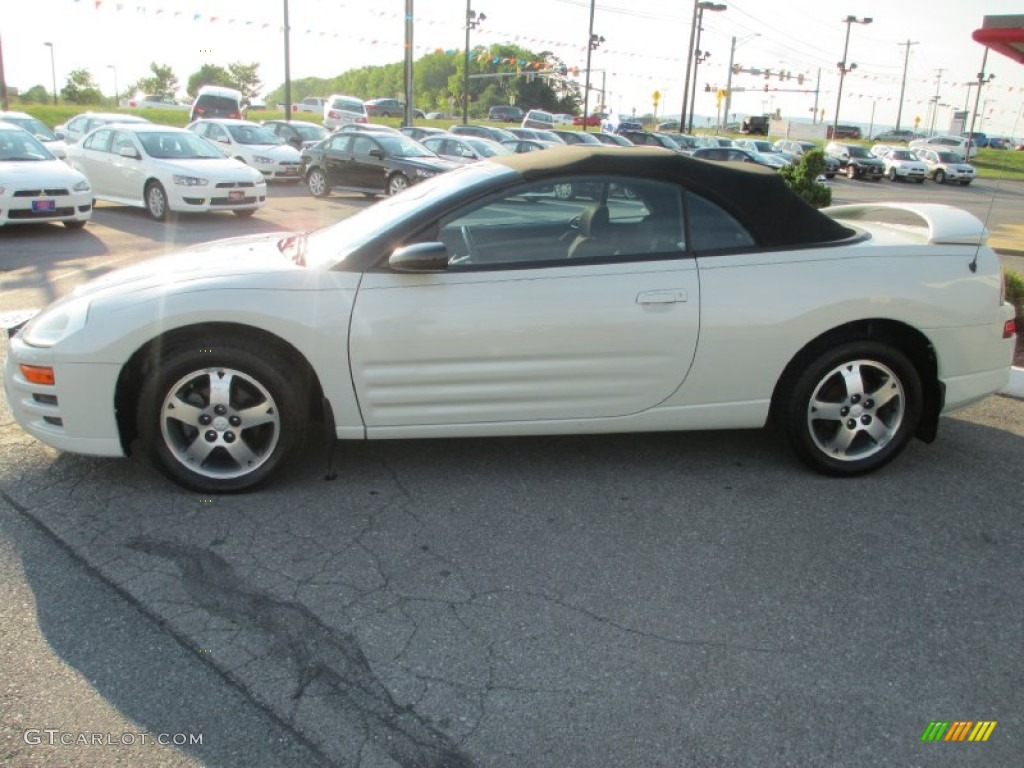 2003 Eclipse Spyder GS - Dover White Pearl / Midnight photo #2