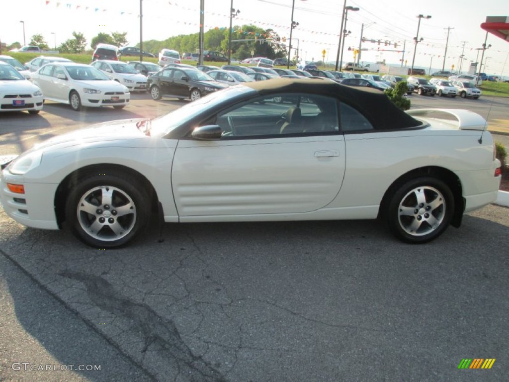 2003 Eclipse Spyder GS - Dover White Pearl / Midnight photo #3