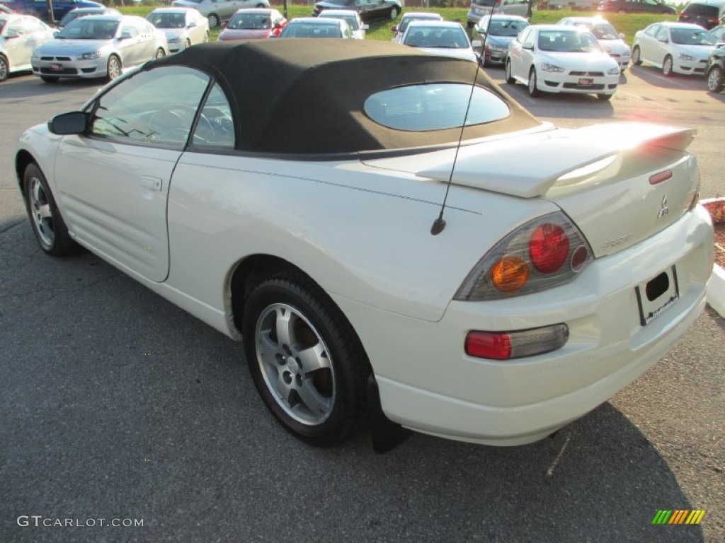 2003 Eclipse Spyder GS - Dover White Pearl / Midnight photo #4