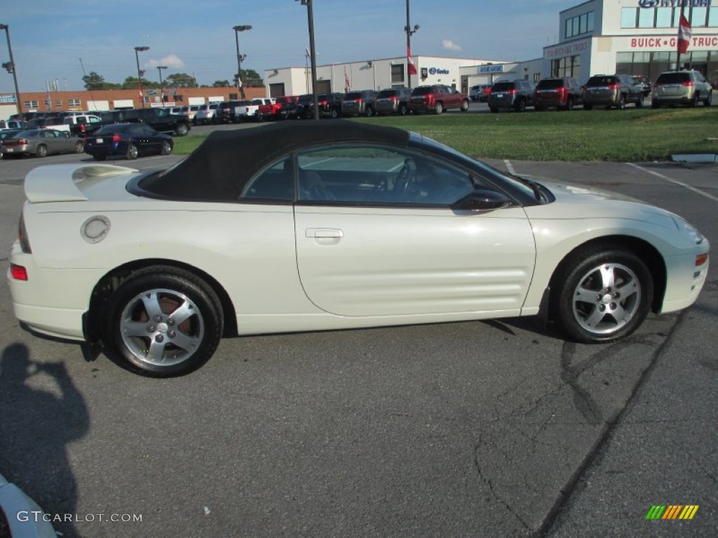 2003 Eclipse Spyder GS - Dover White Pearl / Midnight photo #8