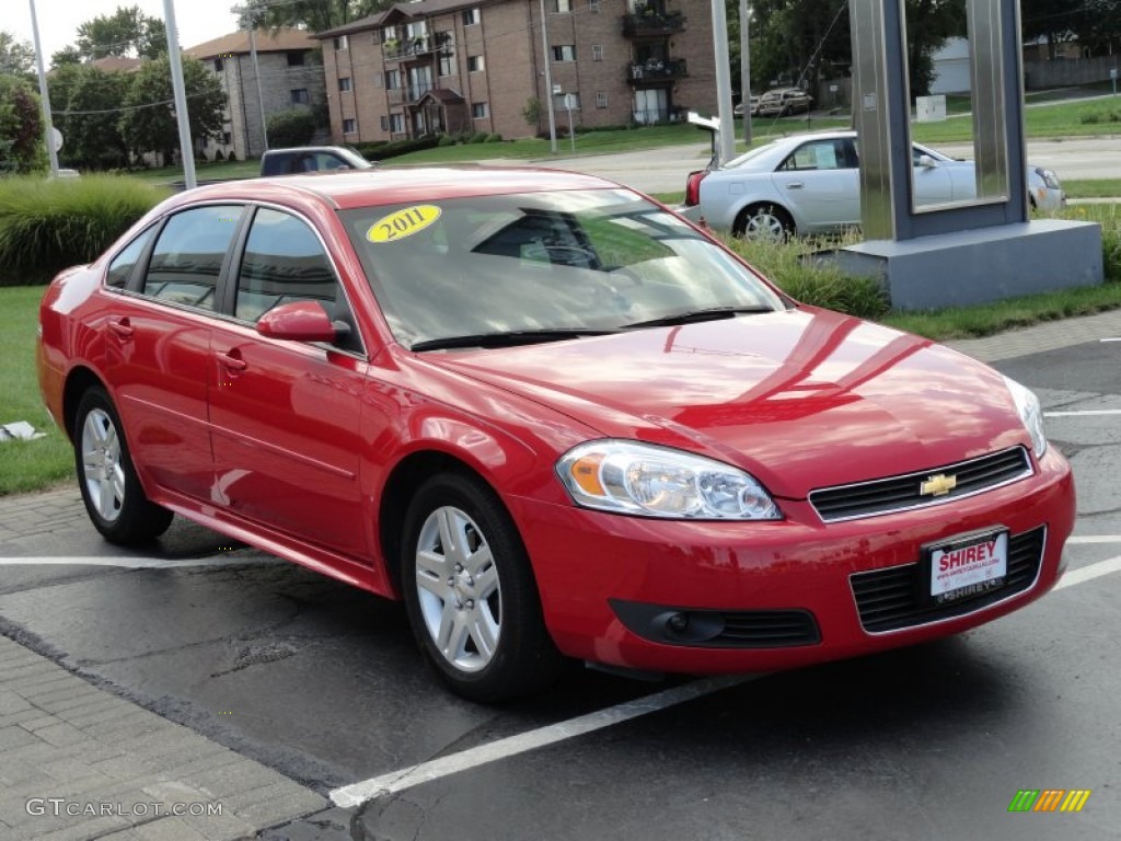 2011 Impala LT - Victory Red / Ebony photo #7