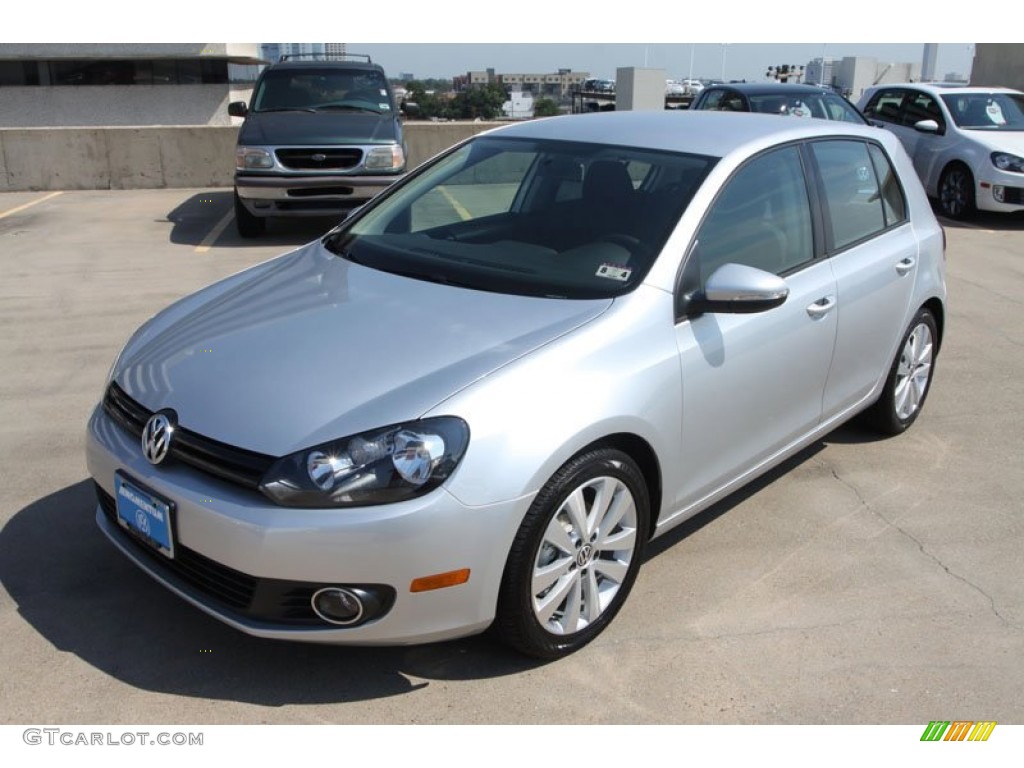 2013 Golf 4 Door TDI - Reflex Silver Metallic / Titan Black photo #3