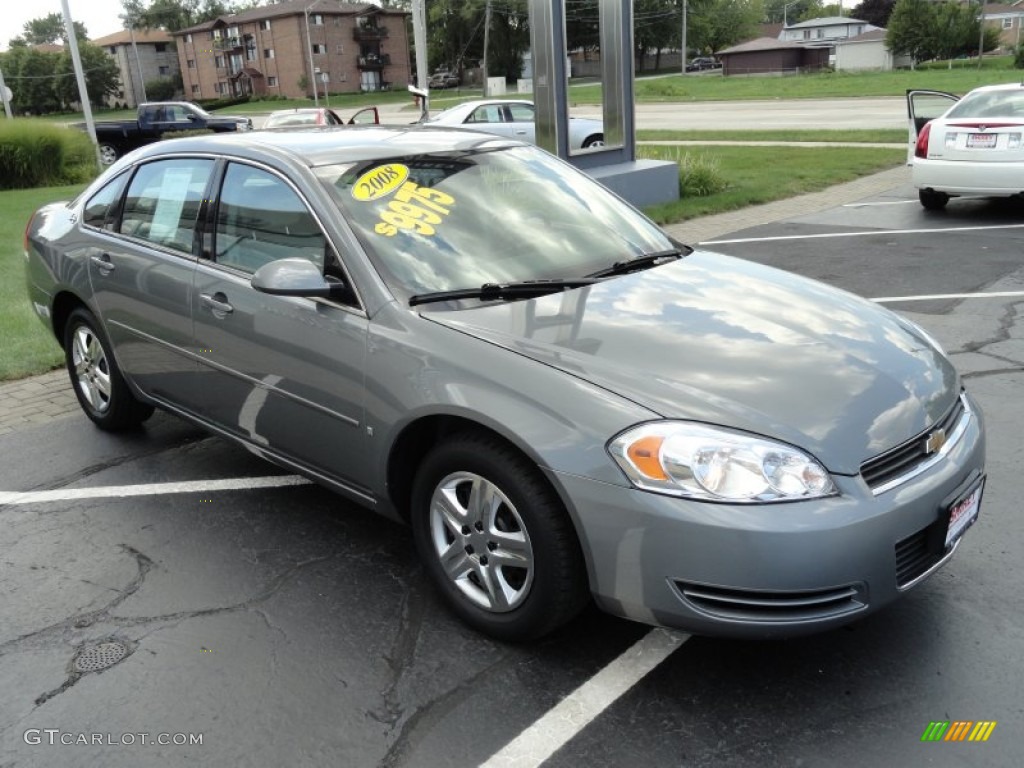 Dark Silver Metallic 2008 Chevrolet Impala LS Exterior Photo #69667623