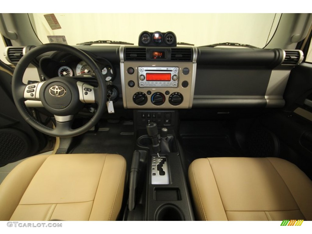 2012 Toyota FJ Cruiser 4WD Dark Charcoal/Sand Dashboard Photo #69667674
