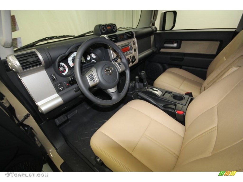 Dark Charcoal/Sand Interior 2012 Toyota FJ Cruiser 4WD Photo #69667755