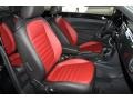 2013 Volkswagen Beetle Black/Red Interior Front Seat Photo