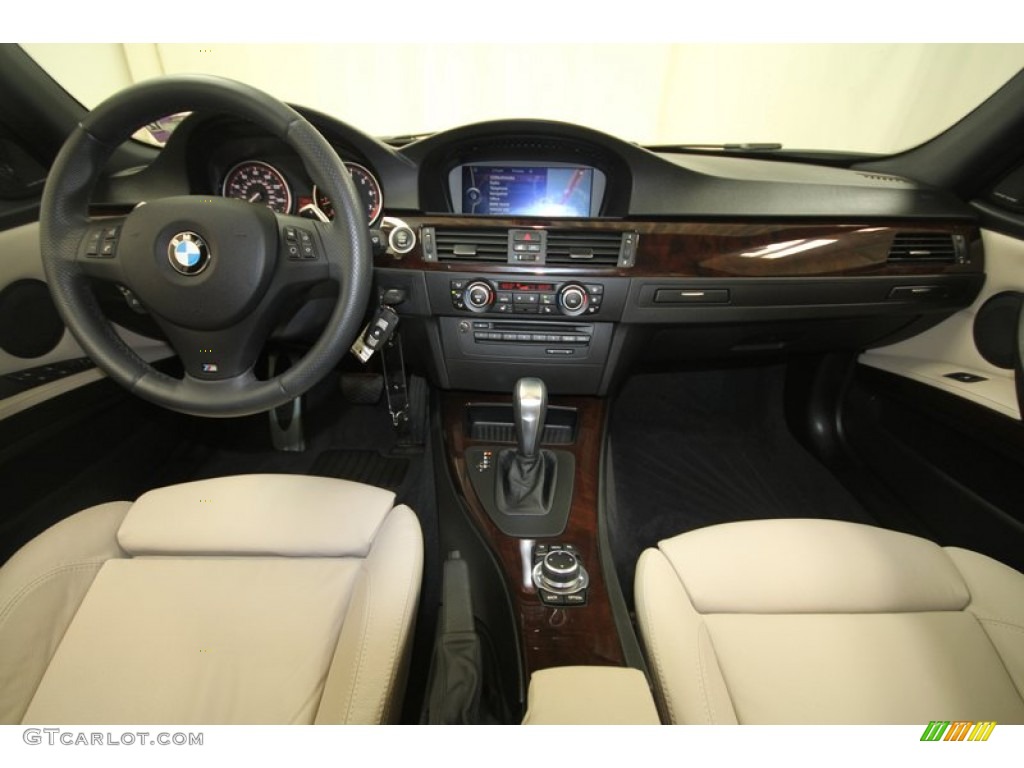 2011 BMW 3 Series 328i Sports Wagon Oyster/Black Dakota Leather Dashboard Photo #69668031