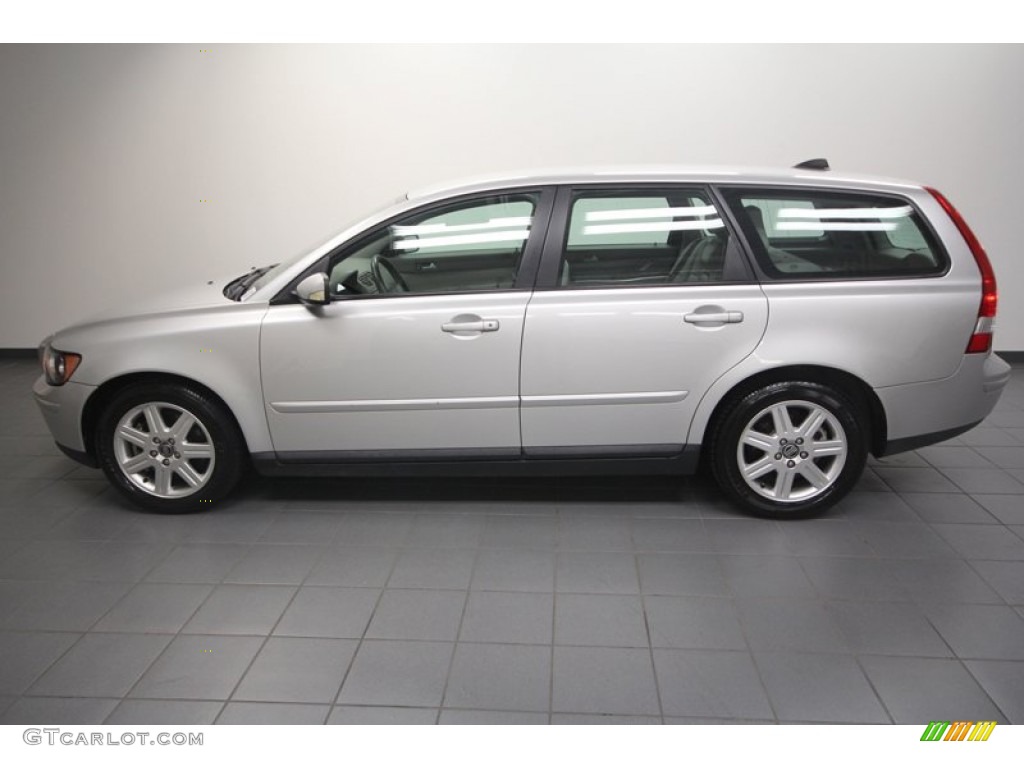 2006 V50 2.4i - Silver Metallic / Dark Beige/Quartz photo #2