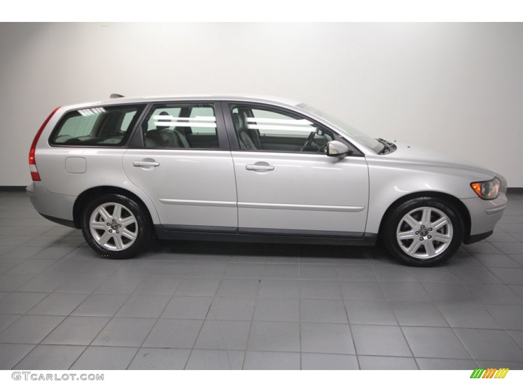 2006 V50 2.4i - Silver Metallic / Dark Beige/Quartz photo #7