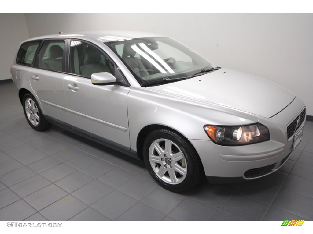 2006 V50 2.4i - Silver Metallic / Dark Beige/Quartz photo #8