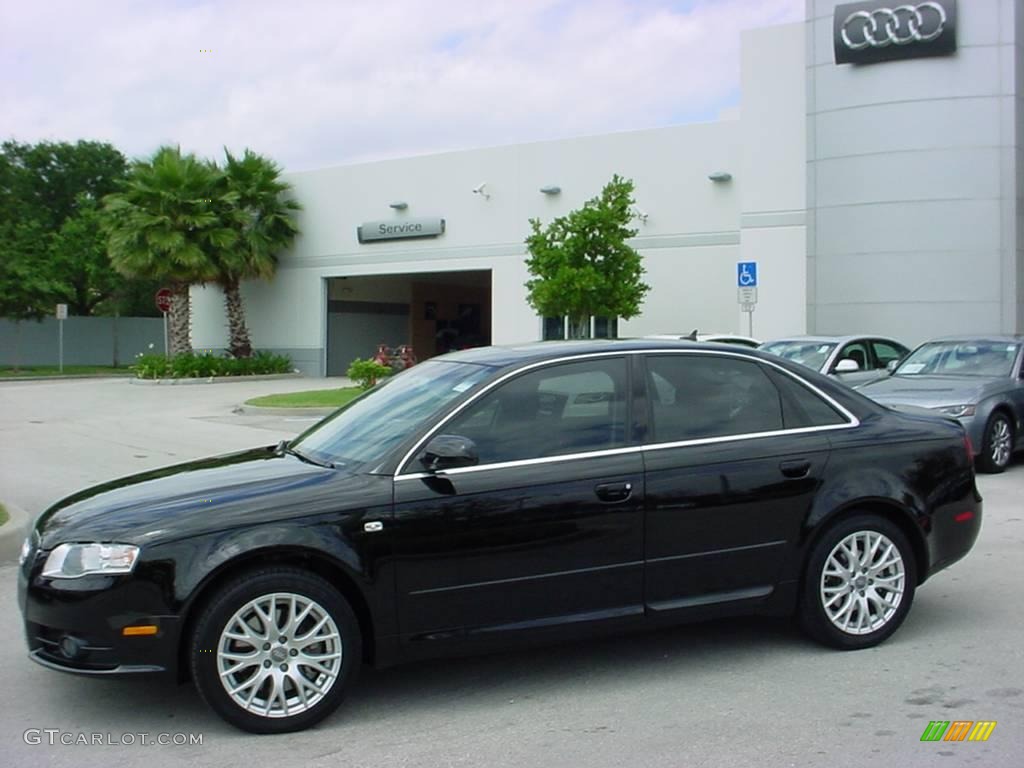 2008 A4 2.0T Special Edition Sedan - Brilliant Black / Black photo #2