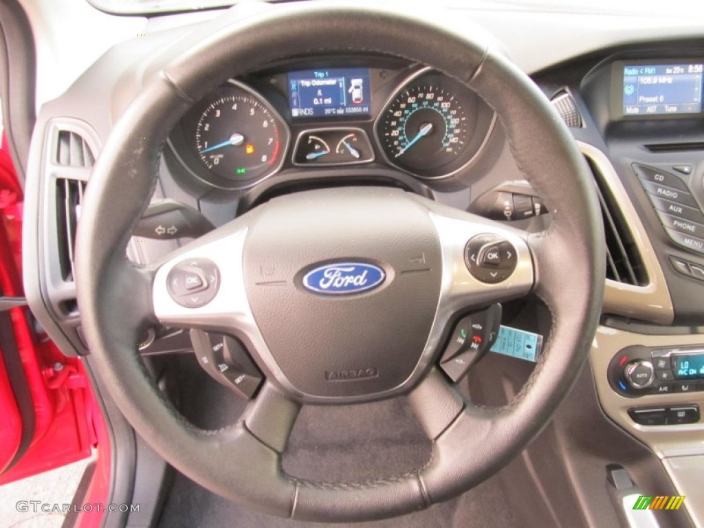 2012 Focus SEL Sedan - Race Red / Charcoal Black photo #11