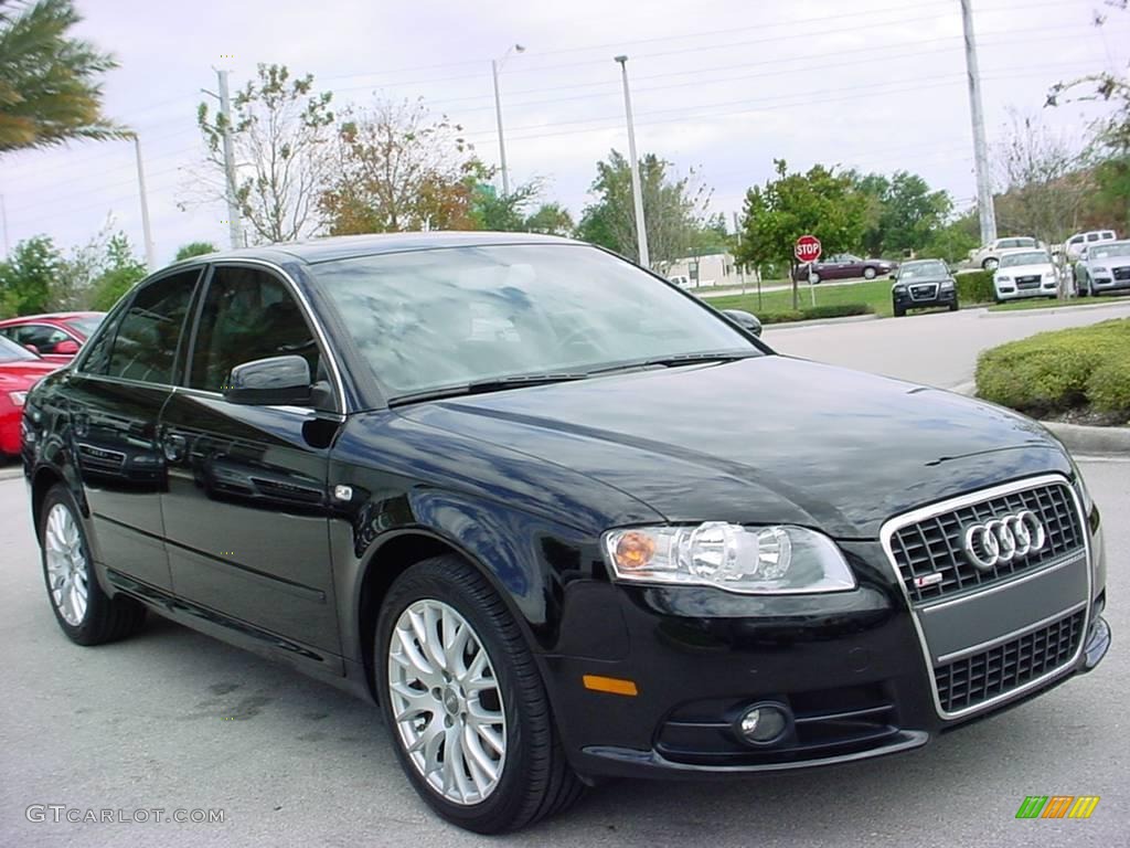 2008 A4 2.0T Special Edition Sedan - Brilliant Black / Black photo #7