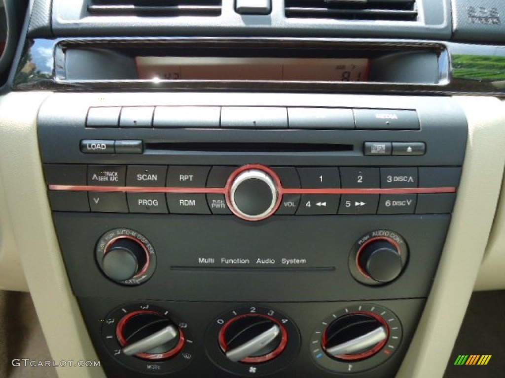 2007 MAZDA3 i Sport Sedan - Ice Blue Metallic / Beige photo #19