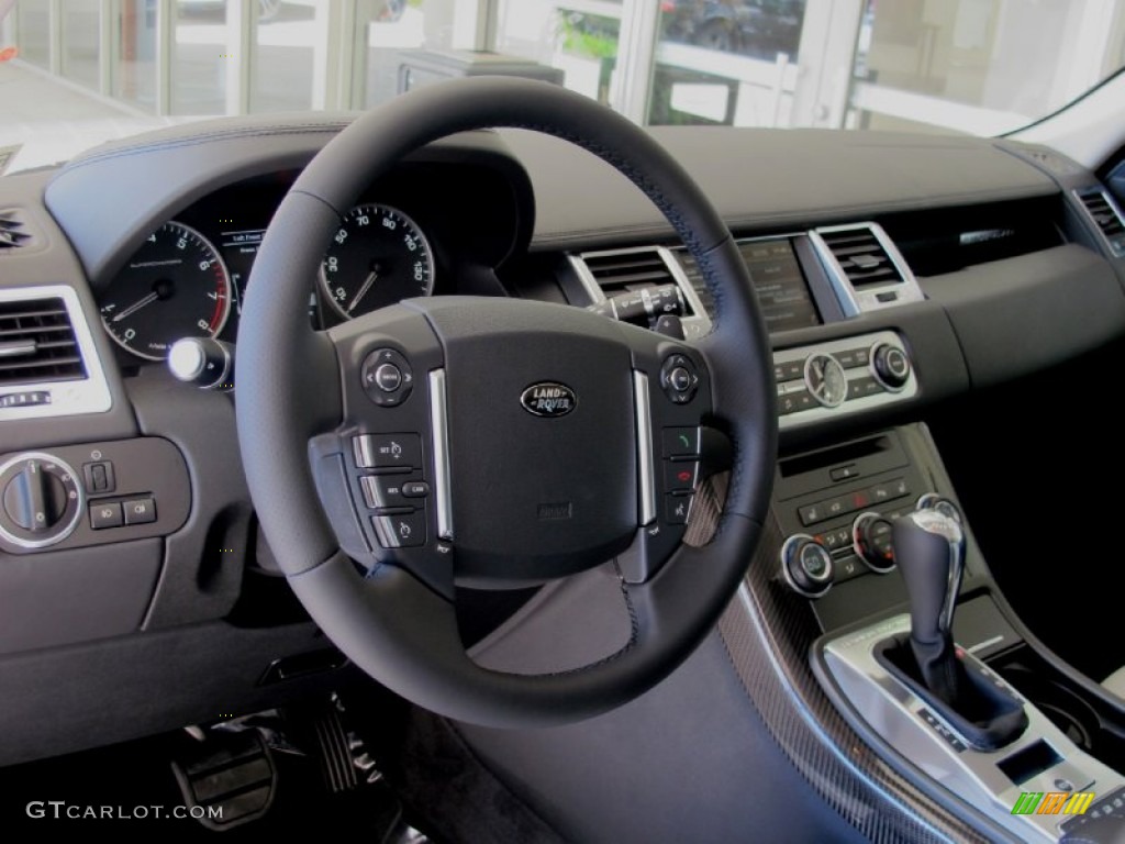 2013 Land Rover Range Rover Sport Supercharged Limited Edition Ivory/Ebony Dashboard Photo #69673011