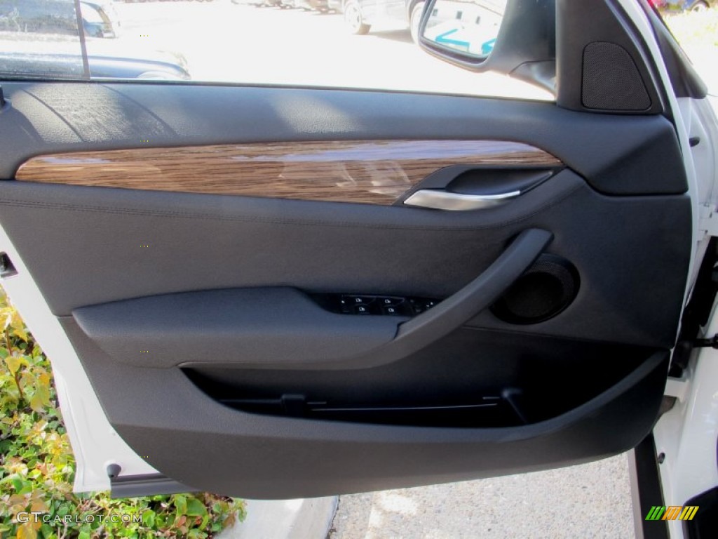 2013 BMW X1 sDrive 28i Black Door Panel Photo #69673170