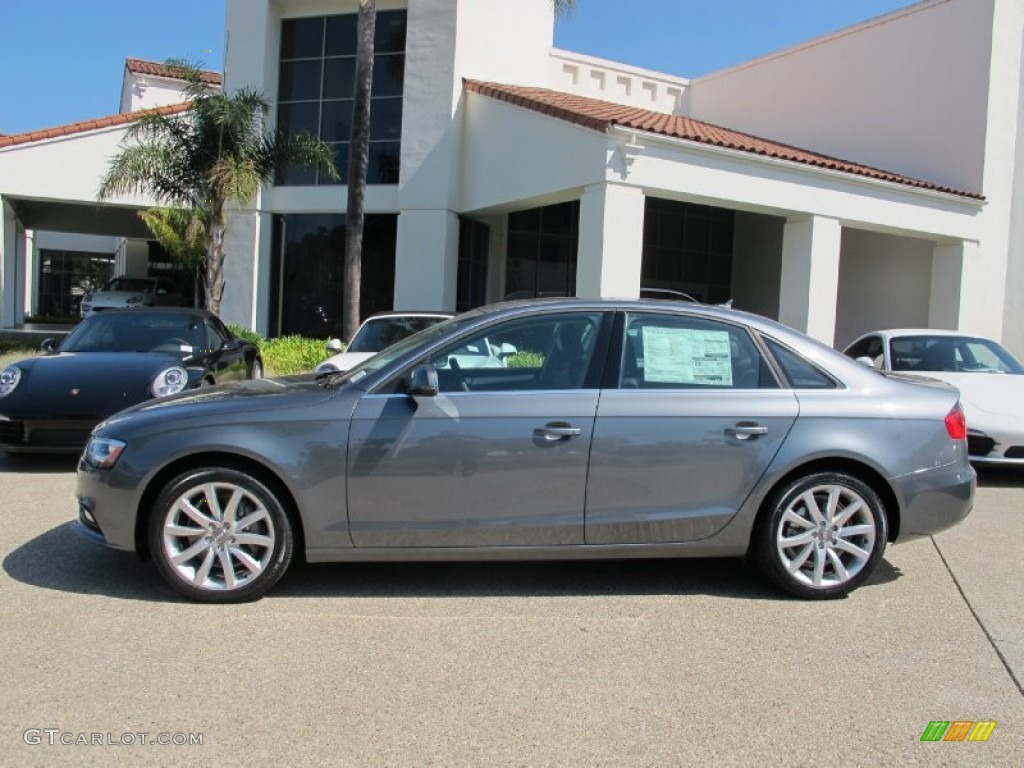 2013 A4 2.0T quattro Sedan - Monsoon Gray Metallic / Black photo #2
