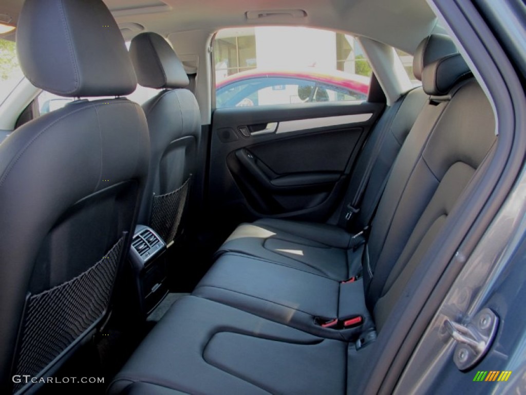 2013 A4 2.0T quattro Sedan - Monsoon Gray Metallic / Black photo #4