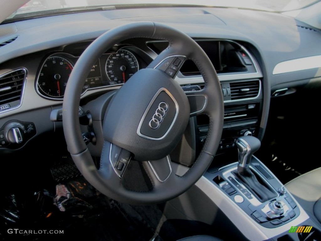 2013 A4 2.0T quattro Sedan - Monsoon Gray Metallic / Black photo #6