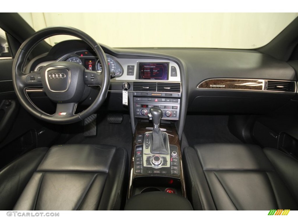 2007 Audi S6 5.2 quattro Sedan Black Dashboard Photo #69673635