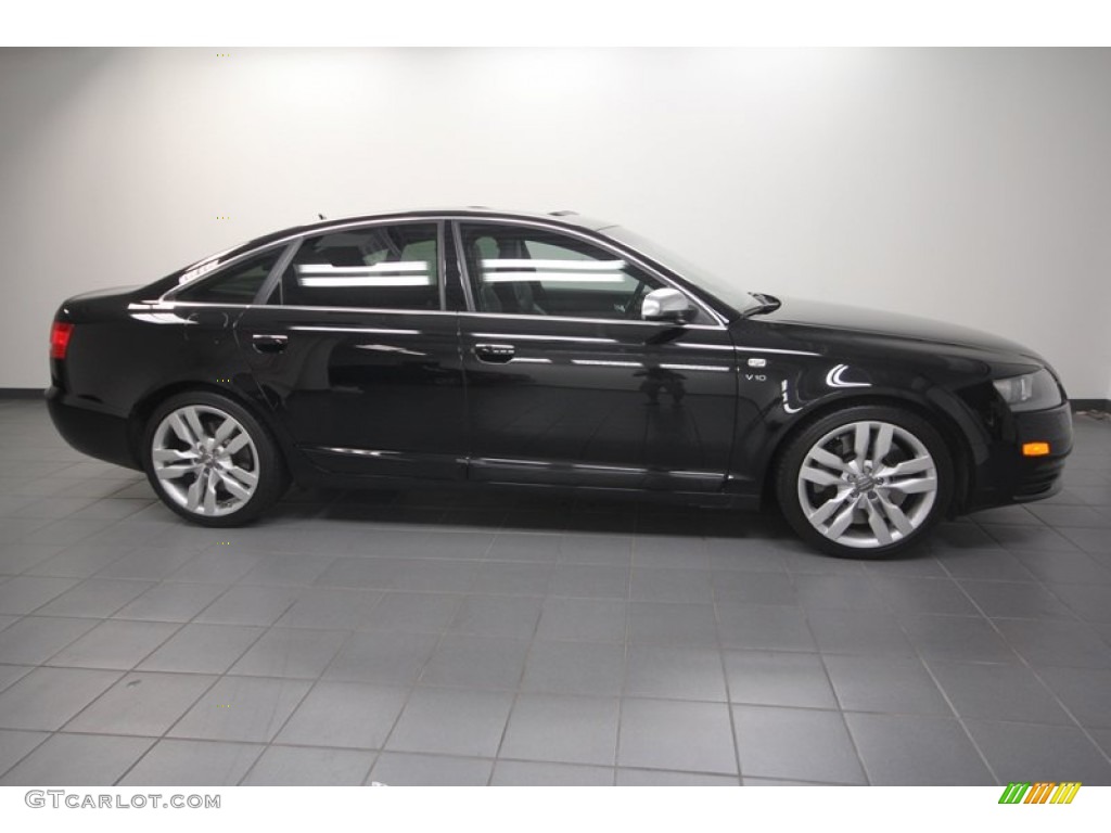 Brilliant Black 2007 Audi S6 5.2 quattro Sedan Exterior Photo #69673662