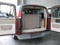 1999 Dark Carmine Red Metallic Chevrolet Express 1500 Passenger Conversion Van  photo #10