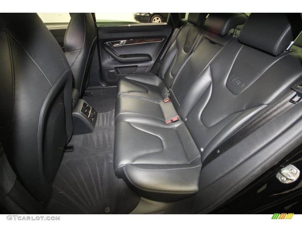 2007 Audi S6 5.2 quattro Sedan Rear Seat Photo #69673734