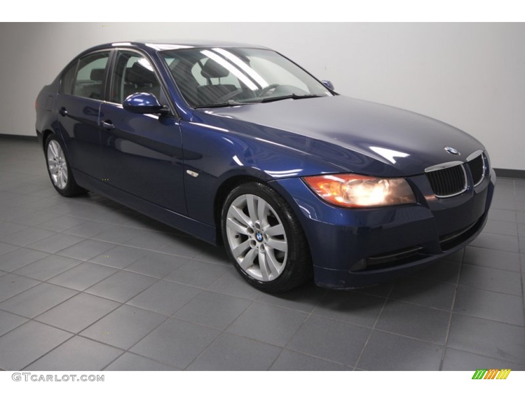 2006 3 Series 325i Sedan - Mystic Blue Metallic / Black photo #1