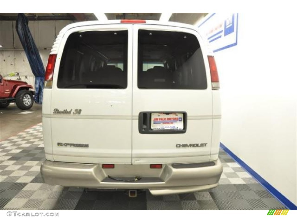 2001 Express 1500 Passenger Conversion Van - White / Medium Gray photo #6