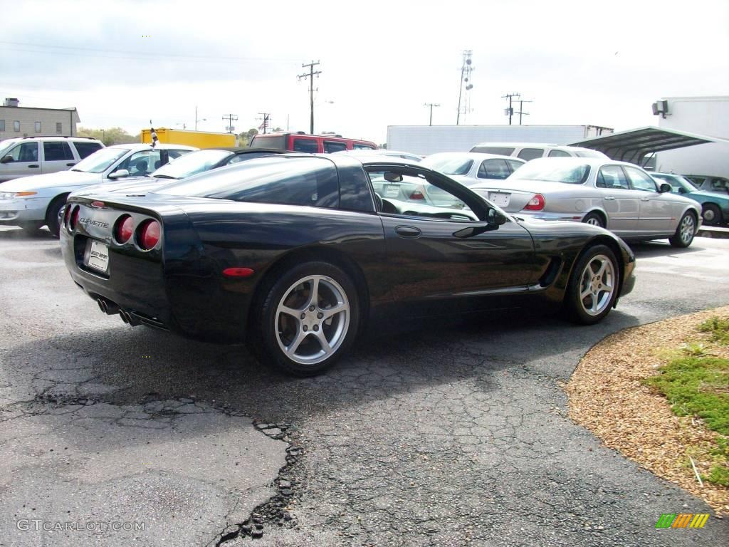 2000 Corvette Coupe - Black / Light Oak photo #9