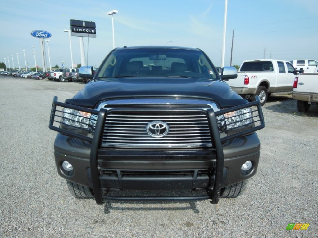 2010 Tundra Limited CrewMax 4x4 - Pyrite Brown Mica / Sand Beige photo #2