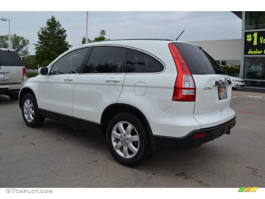 2008 CR-V EX-L - Taffeta White / Gray photo #3