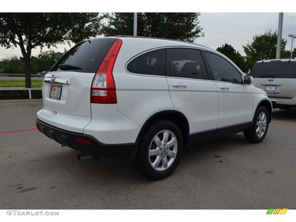 2008 CR-V EX-L - Taffeta White / Gray photo #5