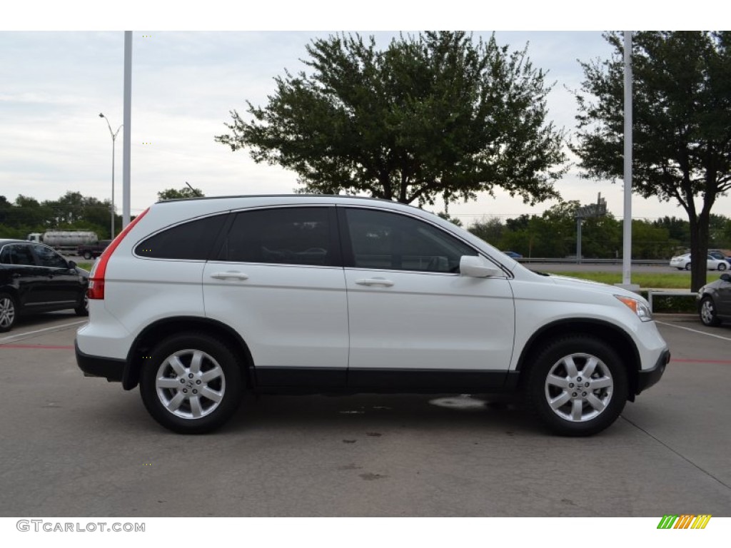 2008 CR-V EX-L - Taffeta White / Gray photo #6