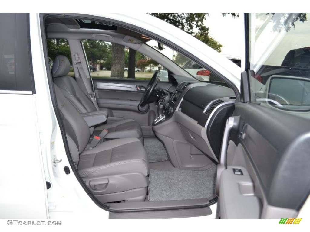 2008 CR-V EX-L - Taffeta White / Gray photo #10