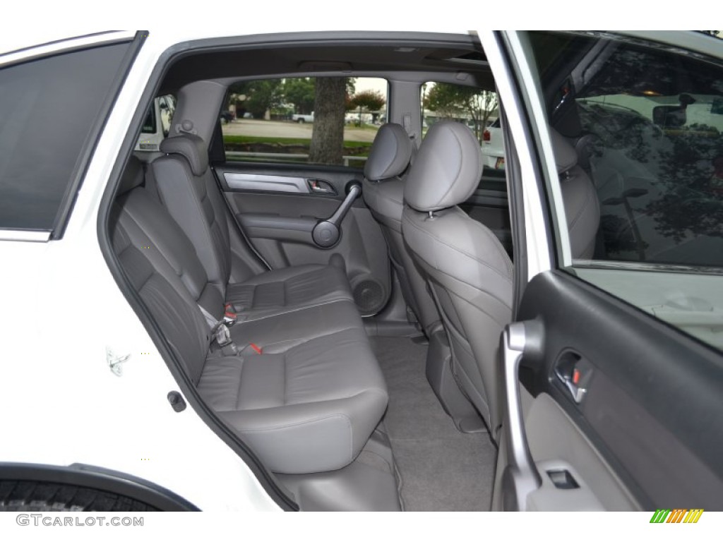 2008 CR-V EX-L - Taffeta White / Gray photo #11