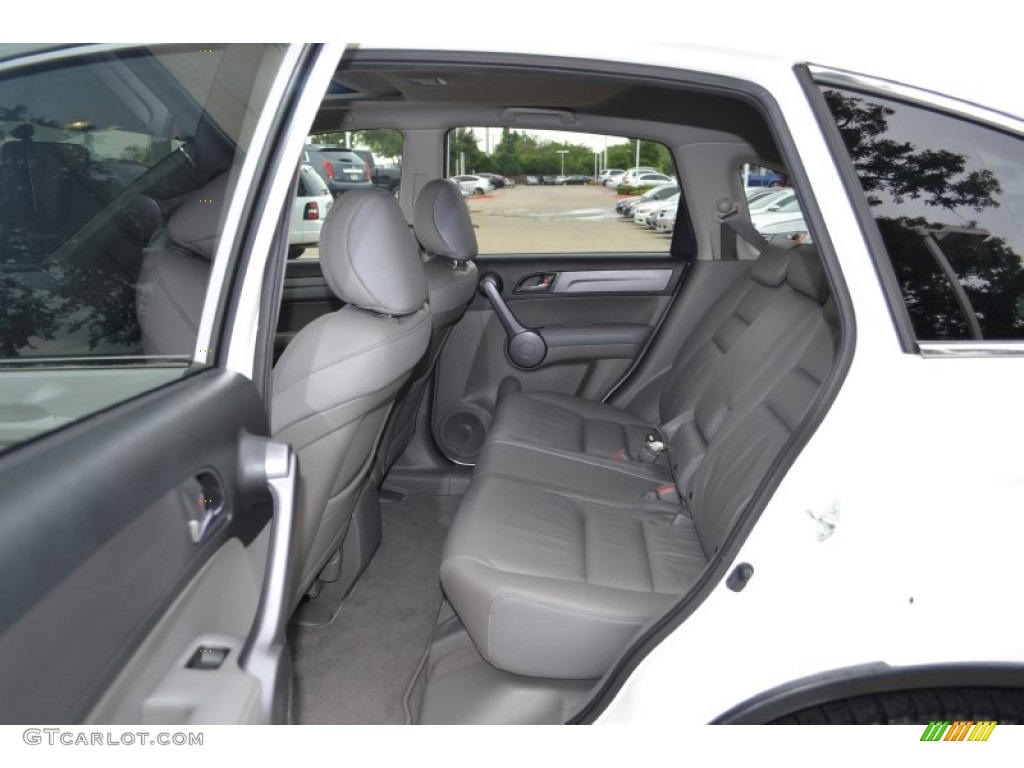 2008 CR-V EX-L - Taffeta White / Gray photo #12