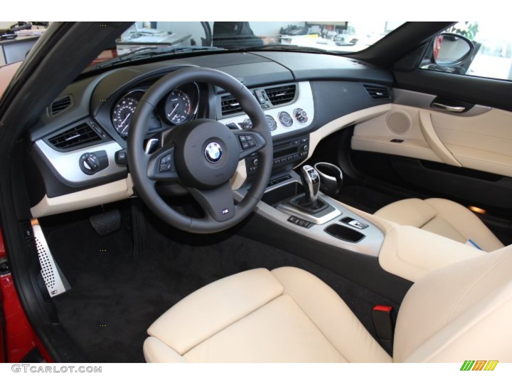 Beige Interior 2012 BMW Z4 sDrive28i Photo #69678083