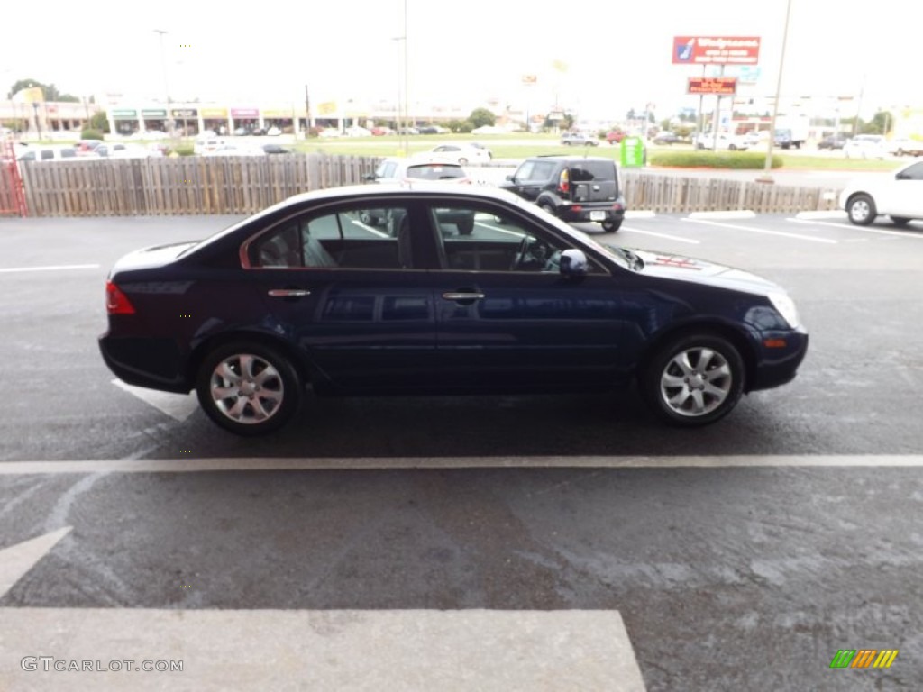 2008 Optima LX V6 - Deep Ocean Blue / Beige photo #6