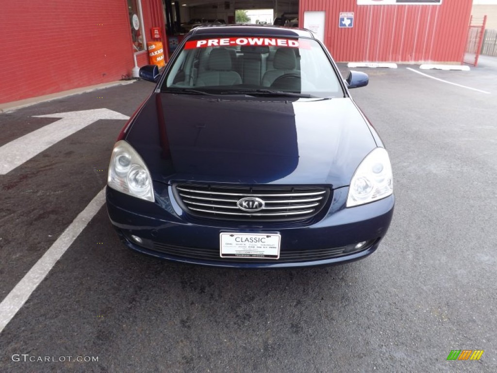 2008 Optima LX V6 - Deep Ocean Blue / Beige photo #8