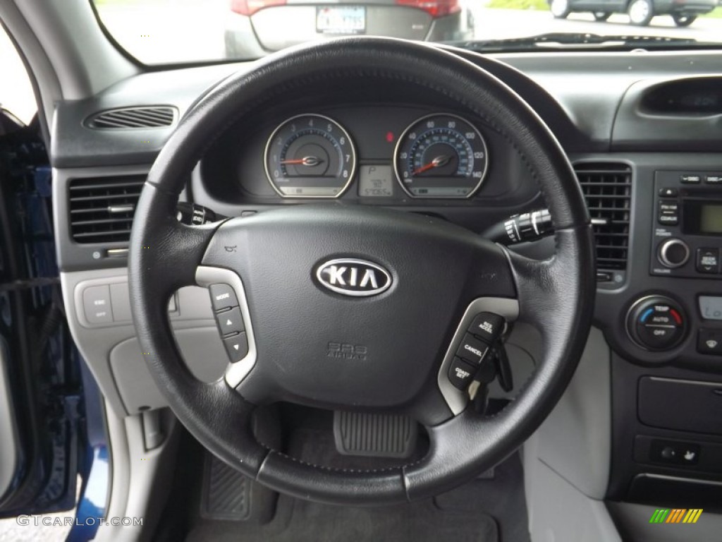 2008 Optima LX V6 - Deep Ocean Blue / Beige photo #10