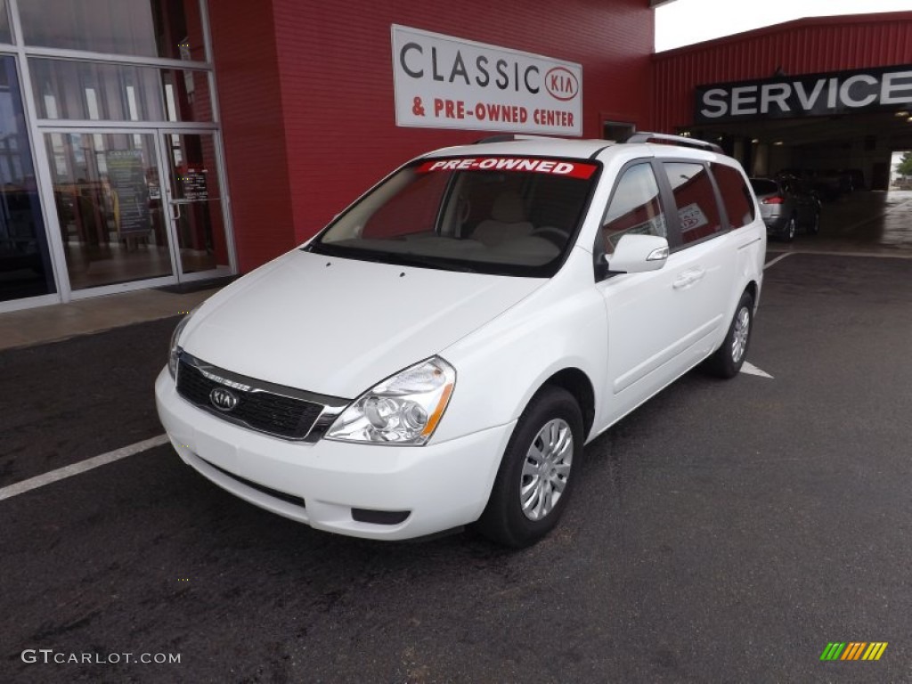 2012 Sedona LX - Clear White / Beige photo #1