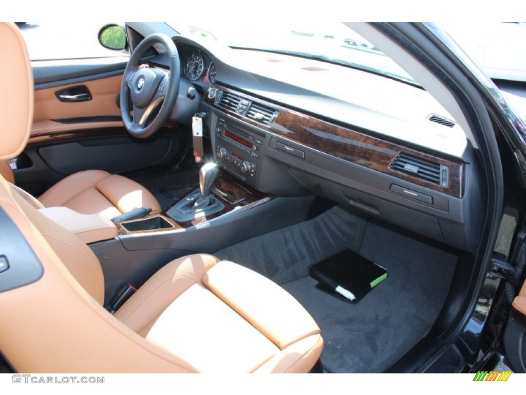 2009 3 Series 328i Coupe - Black Sapphire Metallic / Saddle Brown Dakota Leather photo #25